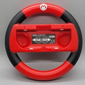 Hori Nintendo Switch Mario Kart 8 Deluxe Racing Wheel Attachent Controller RED